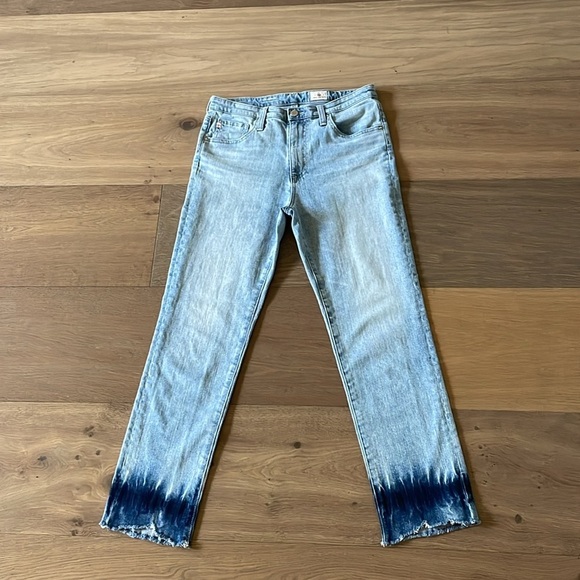 AG Adriano Goldschmied The Isabelle High Rise Straight Crop In Anticipate Sz 29 - Picture 5 of 14